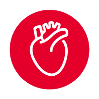 icon of kidney inside circle